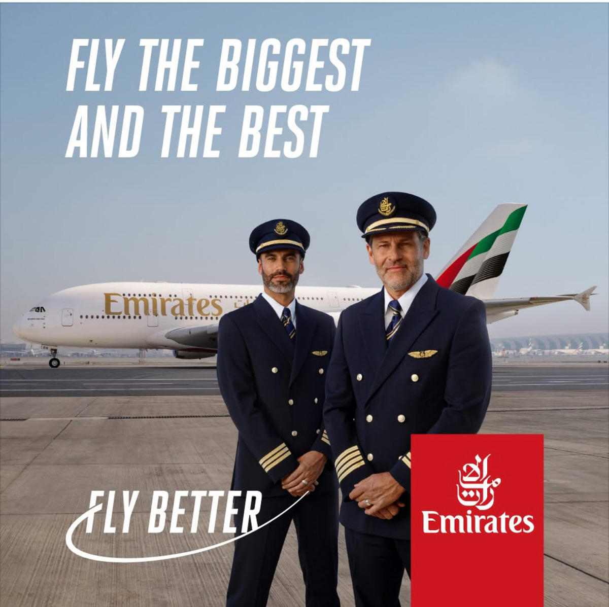Emirates pilots, Adventure Awaits campaign